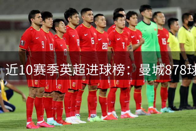 近10赛季英超进球榜：曼城878球居首，利物浦784球次席